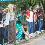 Вариант выполнения упражнения "Бревно"